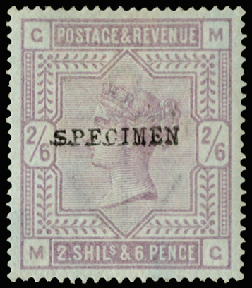 GB 1883 (SPECIMEN) SG175var