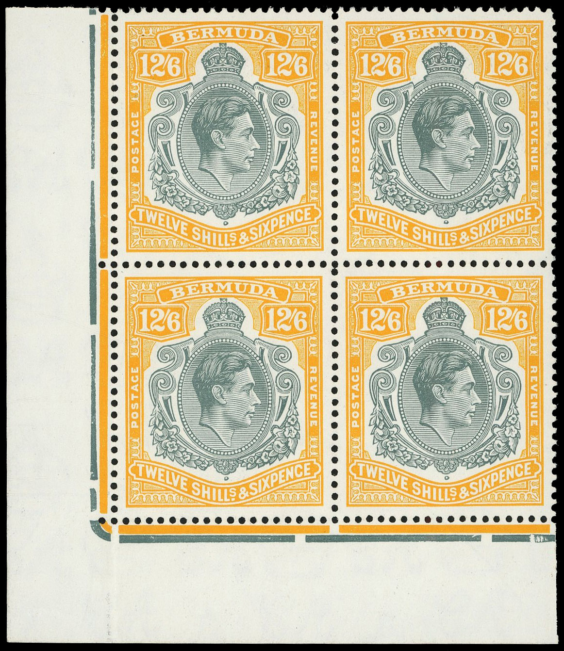 Bermuda SG 120e block mint