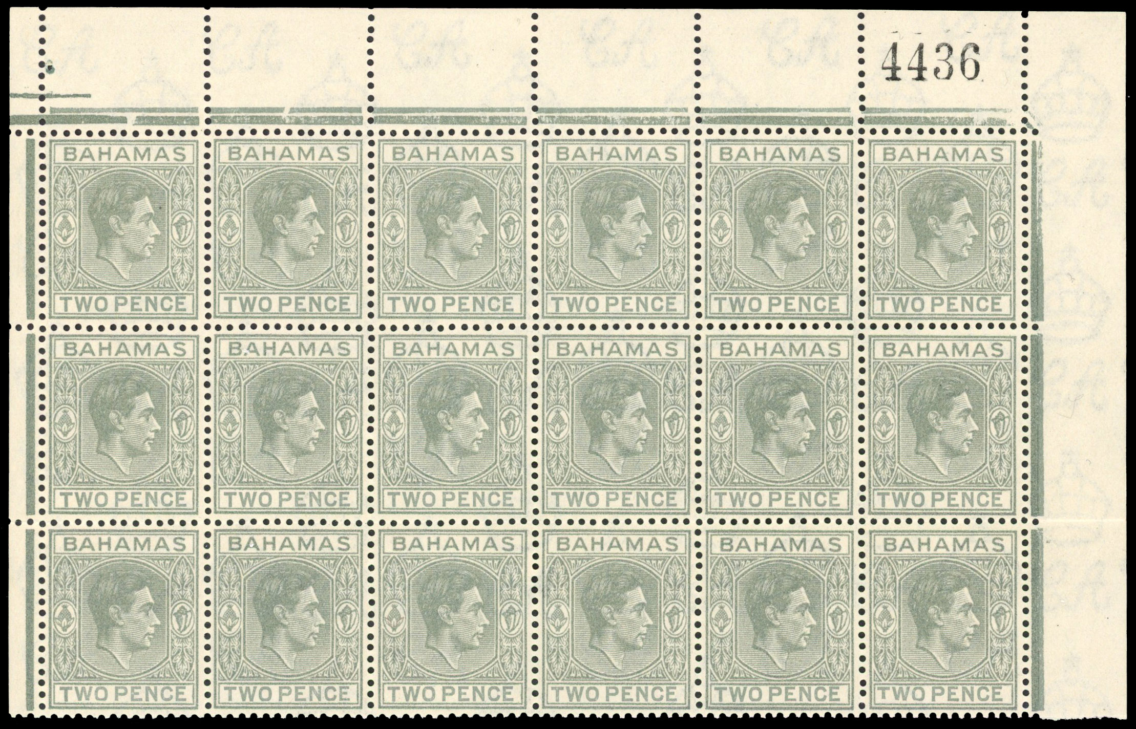 Bahamas SG 152a block mint