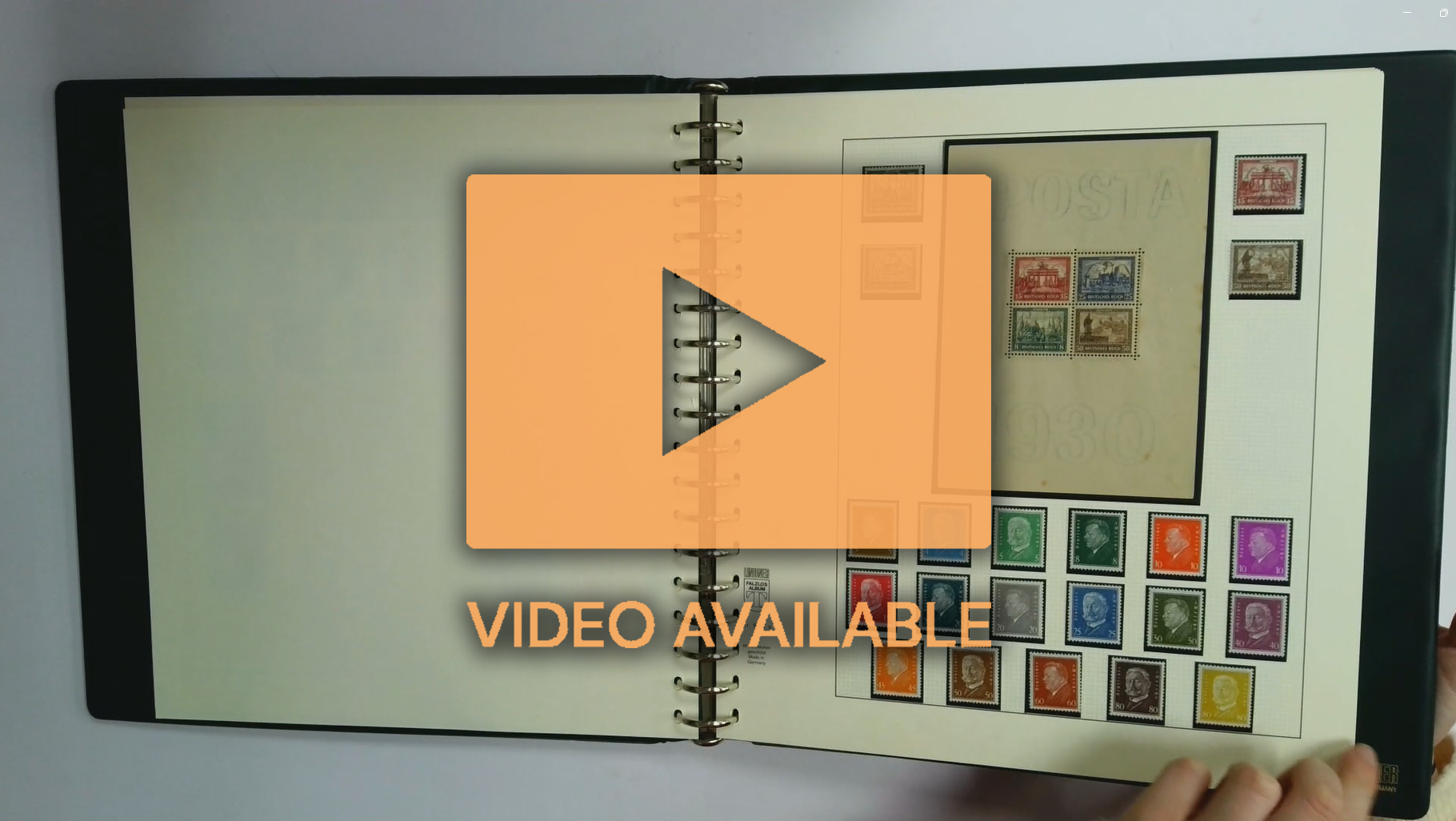 Germany collection 1920-40s unusd