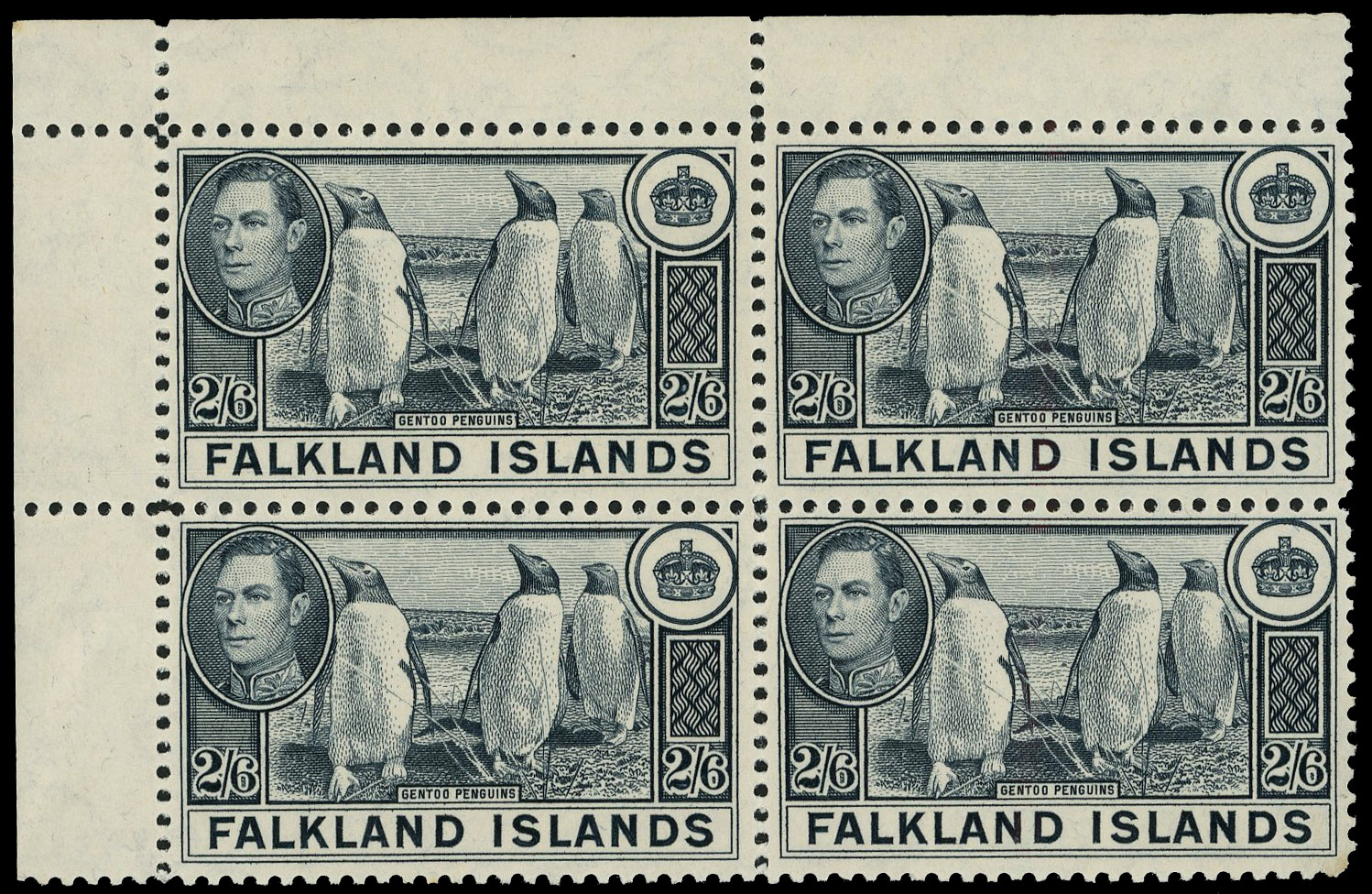 Falkland Islands SG 160 block mint
