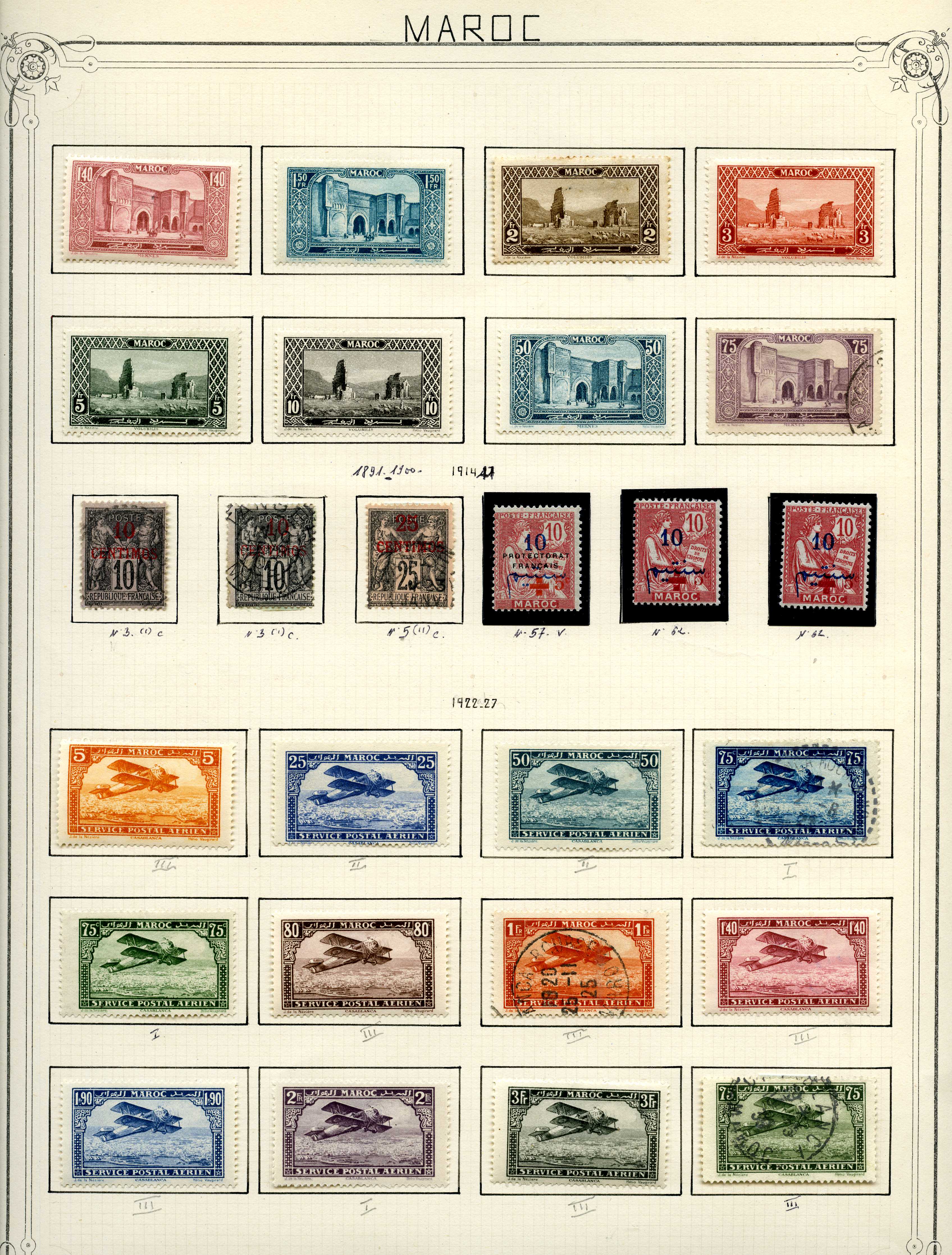 1896-1949 mint and used collection on Yvert...