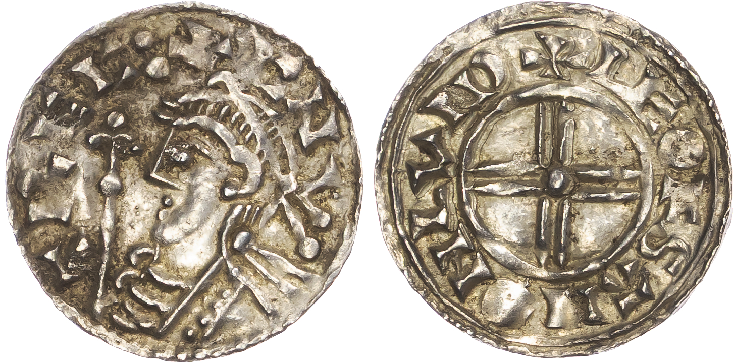 Cnut (1016-1035), AR Penny, Short Cross Type (c. 1029-1035/6), London mint, Leofstan as moneyer.