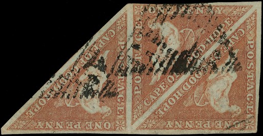 Cape of Good Hope SG 3 strip...
