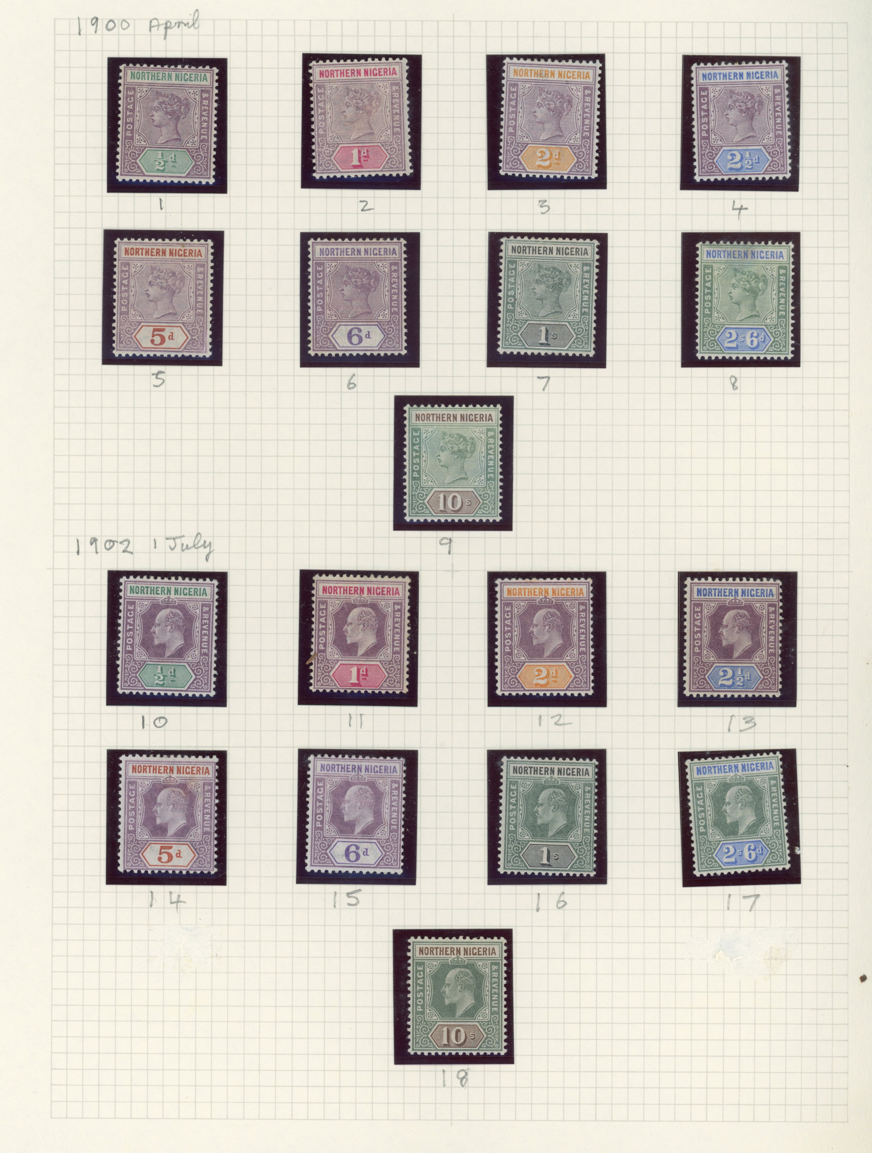 Northern Nigeria collection mint
