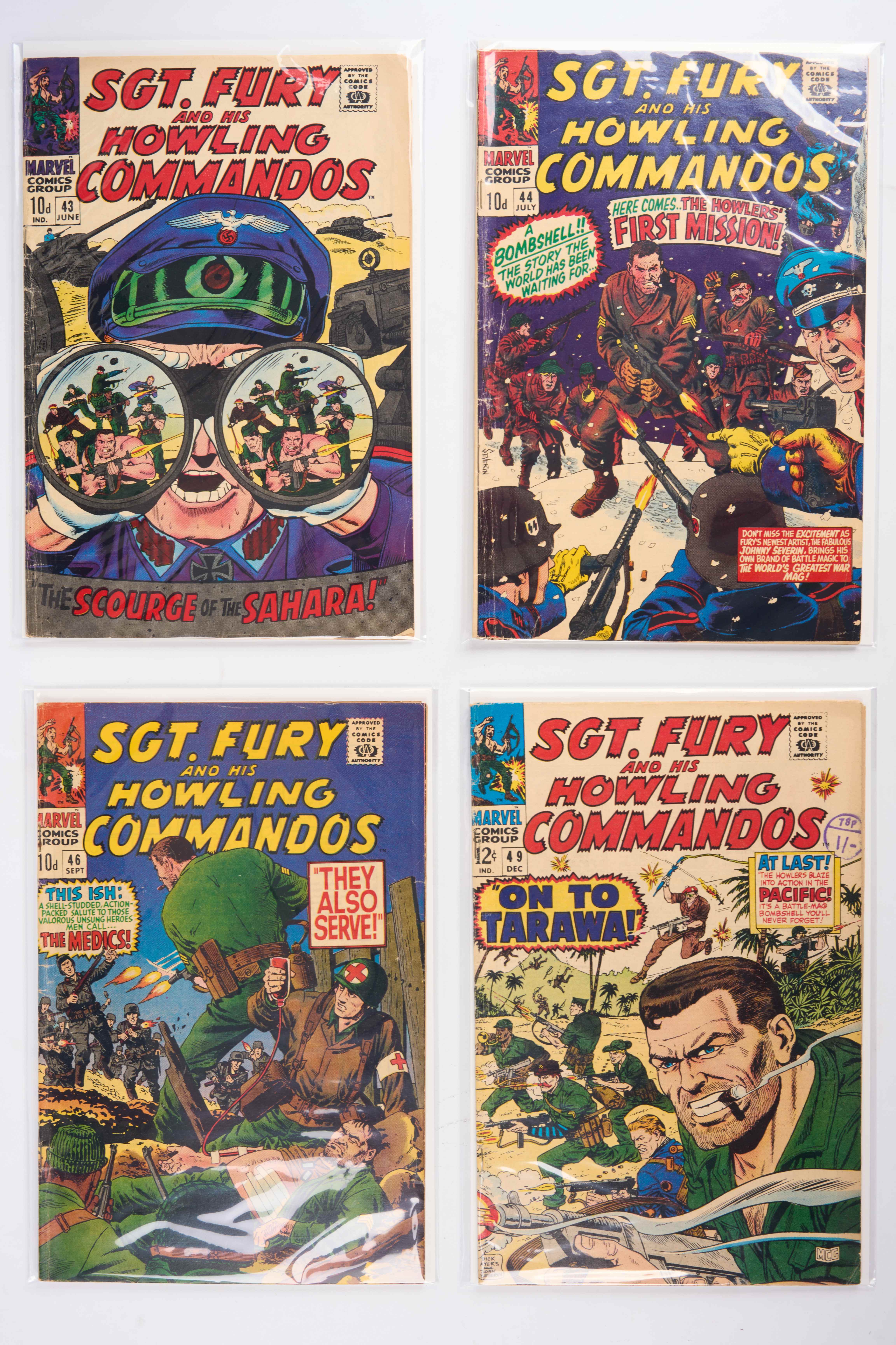 Sgt. Fury and His Howling Commandos (Marvel Comics, 1963-1969) Bundle of 24 Comics