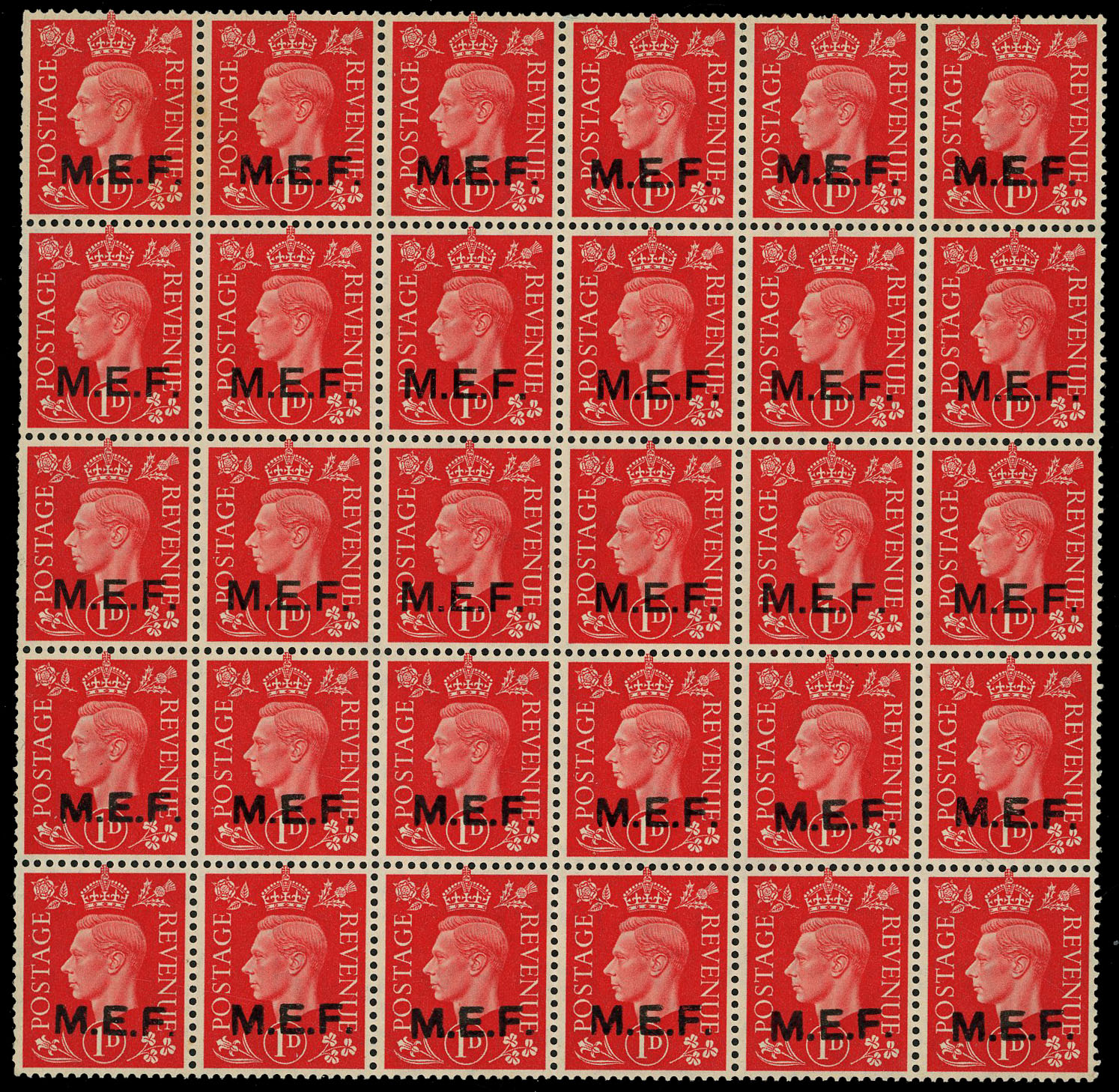 BOIC MEF SG M6, a, b block mint