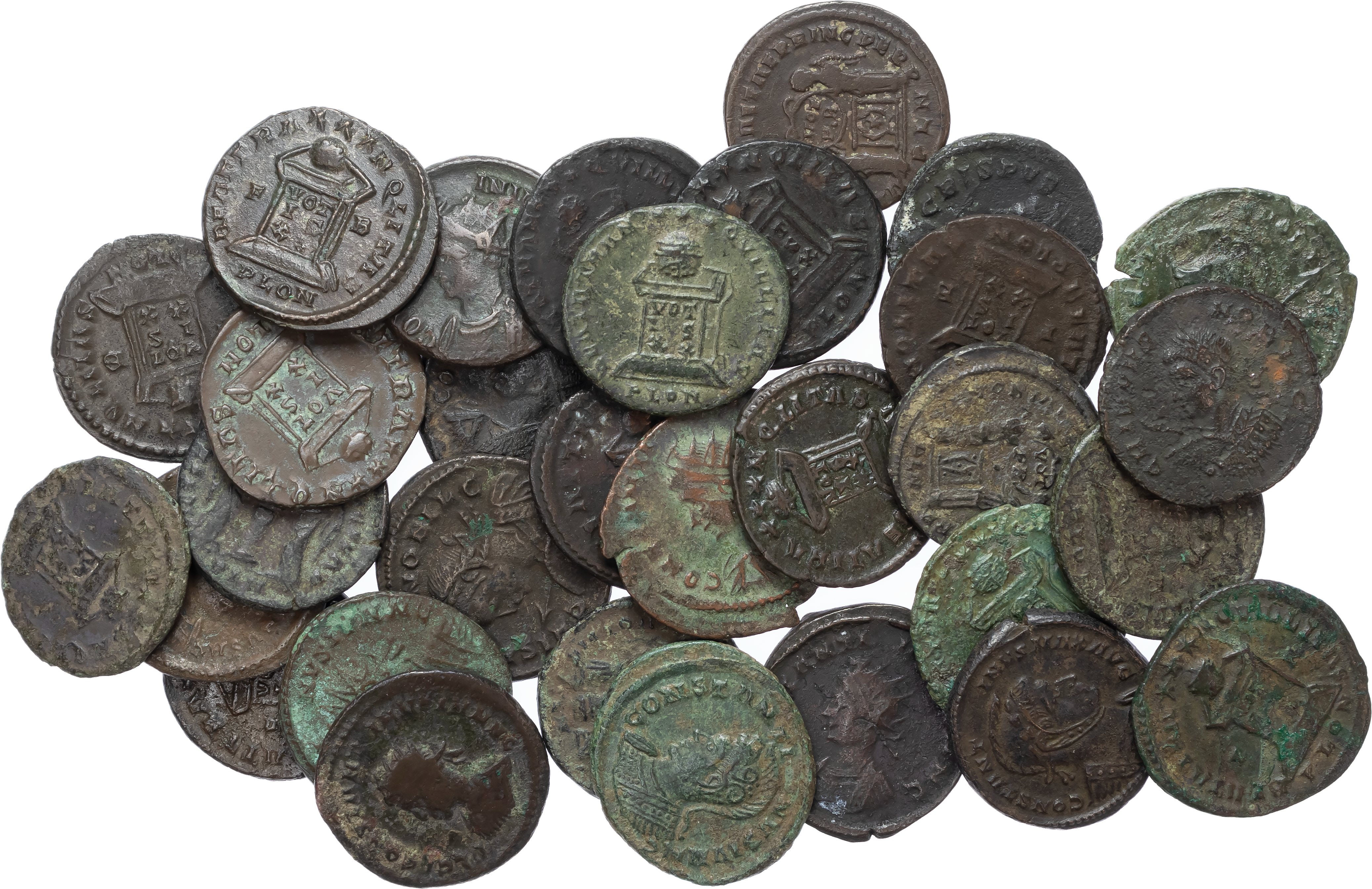 Group lot of London Mint House of Constantine Folles (31).