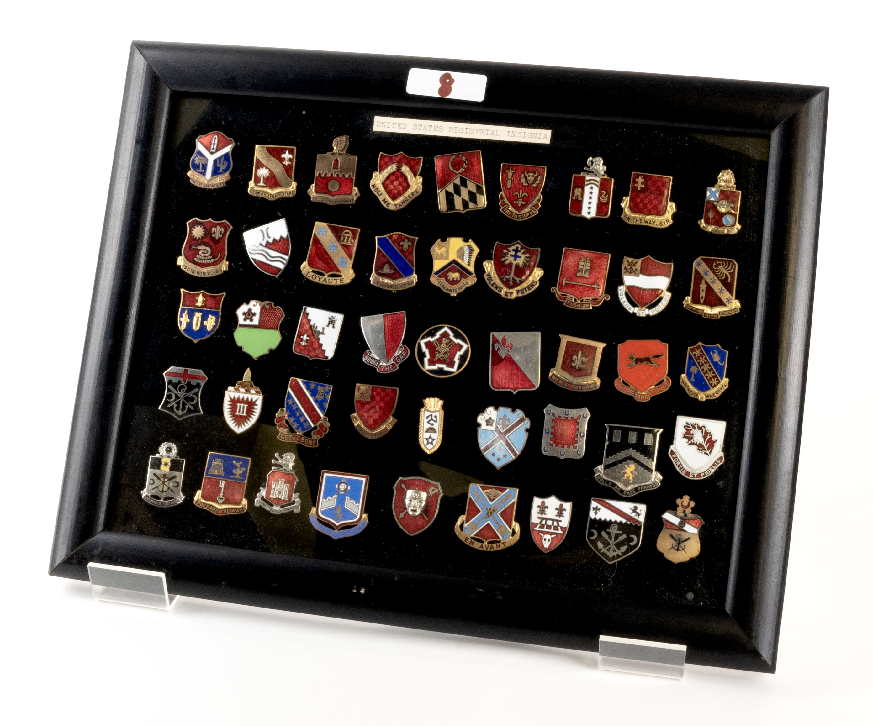 Badges - United States Military Badges, enamelled (45 items)