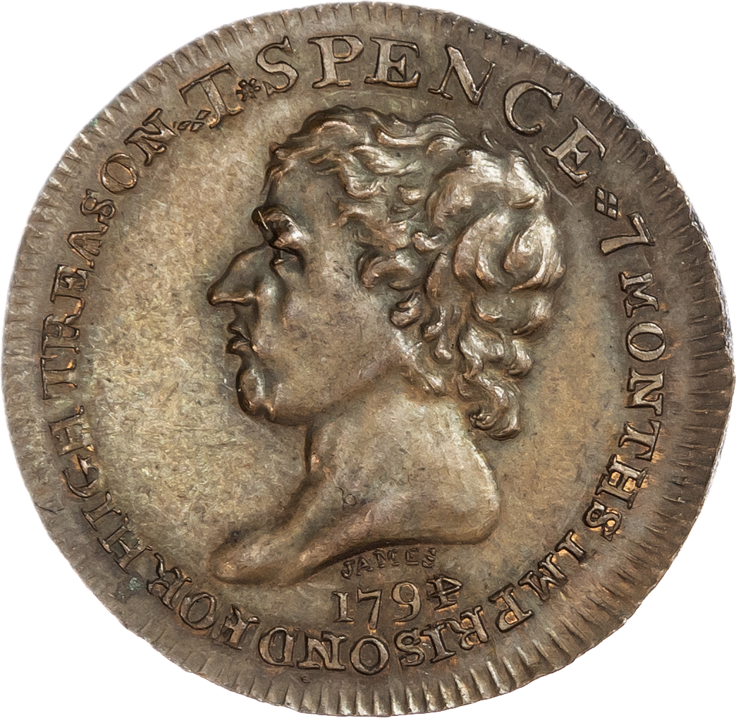 London - Holborn, Thomas Spence Halfpenny 1794