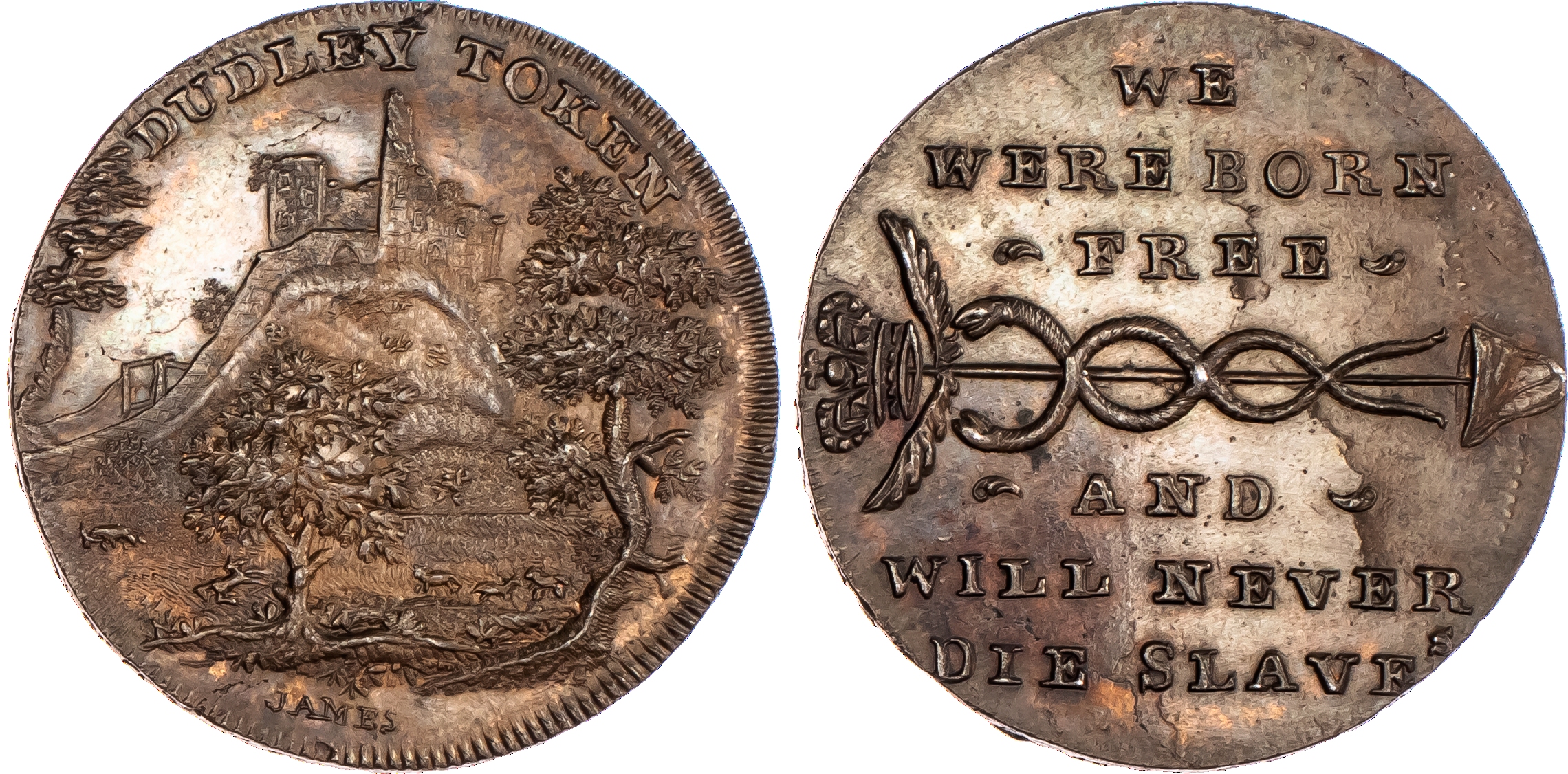 Dudley, Spence’s mule Halfpenny 1790,...