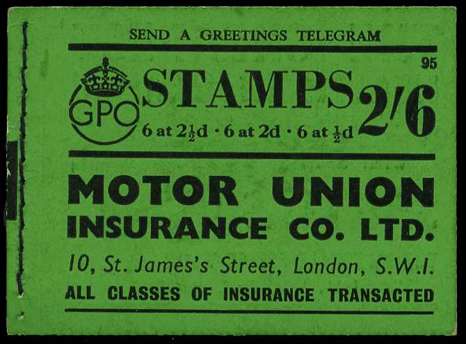 1942 (March) 2/6d booklet (#95), change to...
