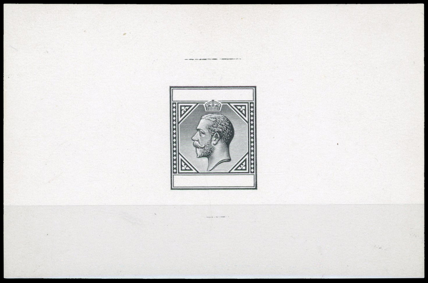 Cyprus 1912 KGV master die proof 