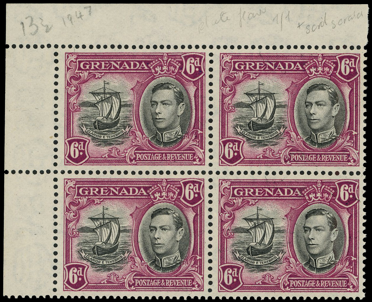 Grenada SG 159b block mint