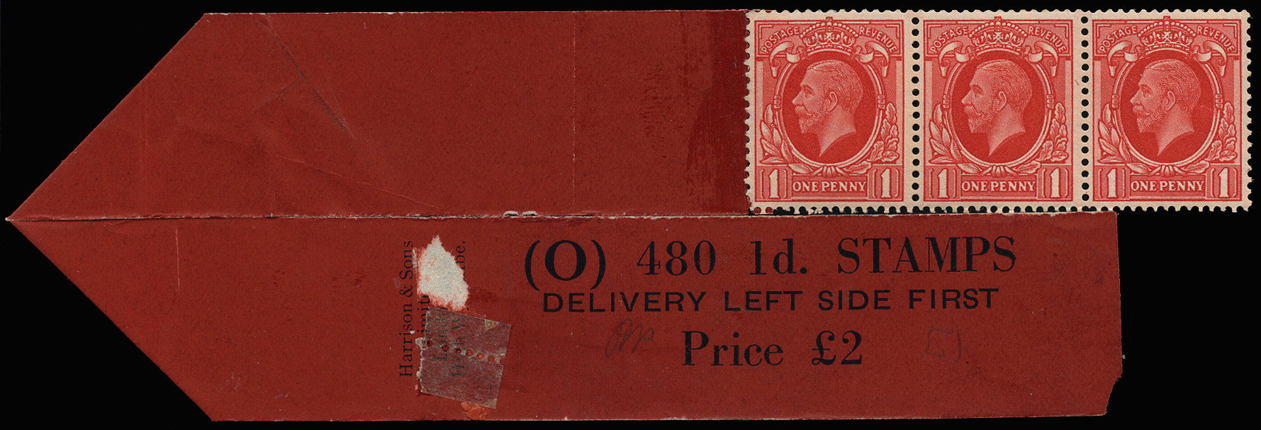 GB, three 1935 Coil leaders, SG440cwi, SG441d, SG442, Mint 