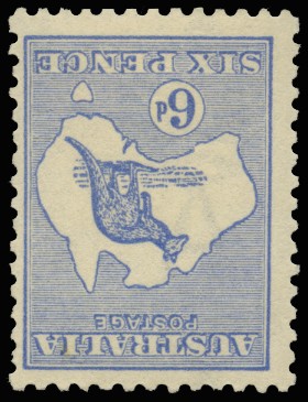 1915-27 6d ultramarine, die II, wmk 6, variety...