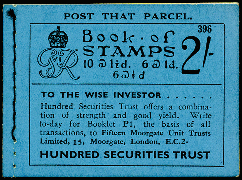 SGBD11 1937 2s Booklet (Edition No.396) all cylinders