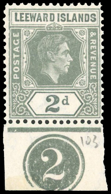 Leeward Islands SG 103a mint