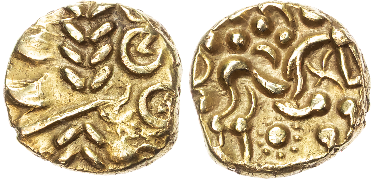 Corieltauvi (c. 60-20 BC), Gold Stater, 'North East Coast' type, 5.81g.