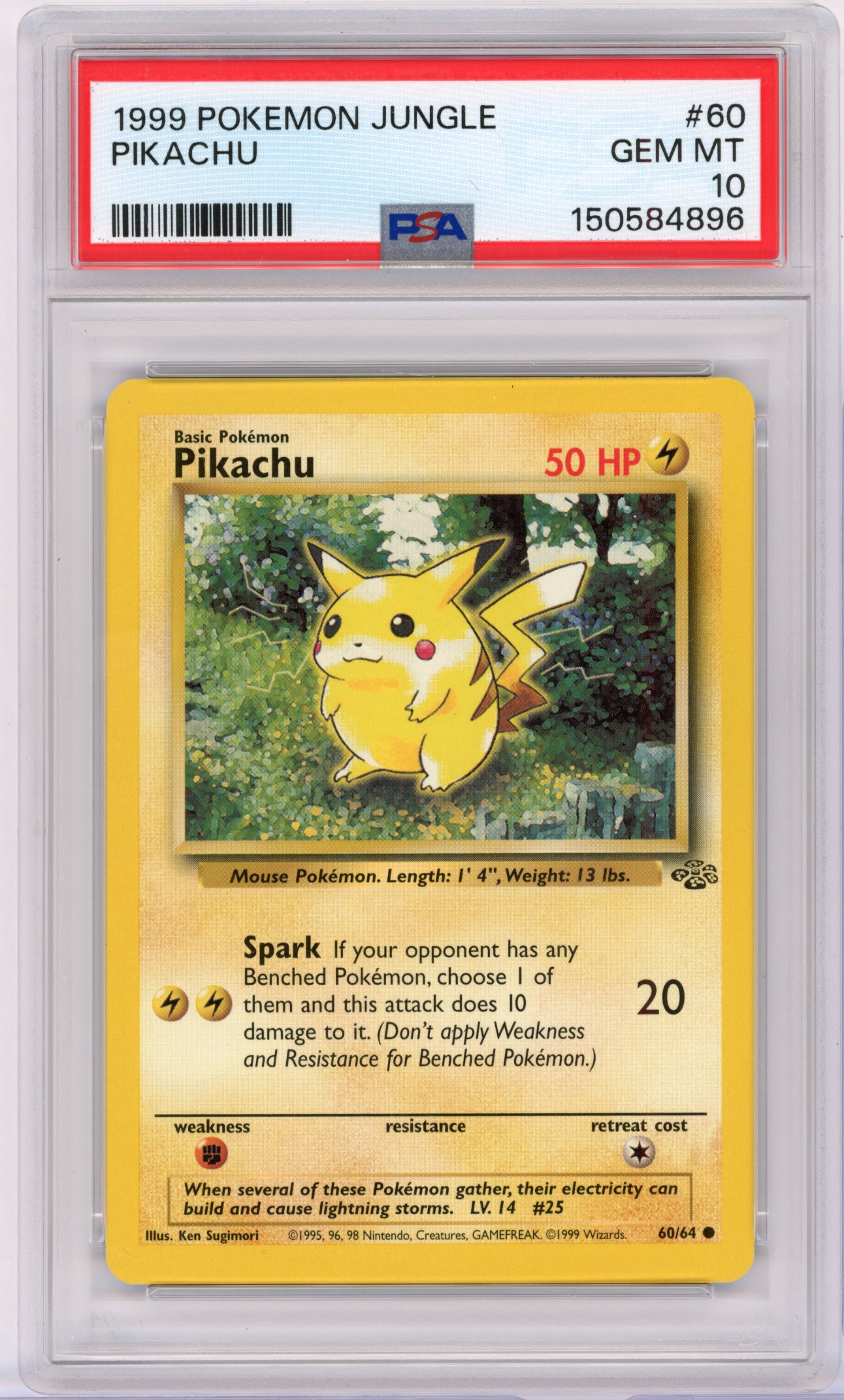 PSA 10 Pikachu #60 Jungle