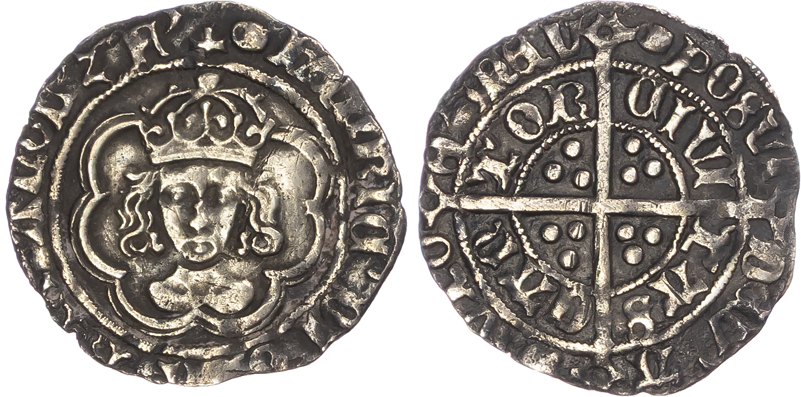 Henry VII (1485-1509), AR Halfgroat, Canterbury mint, King and Archbishop Morton jointly (c. 1490-1500).