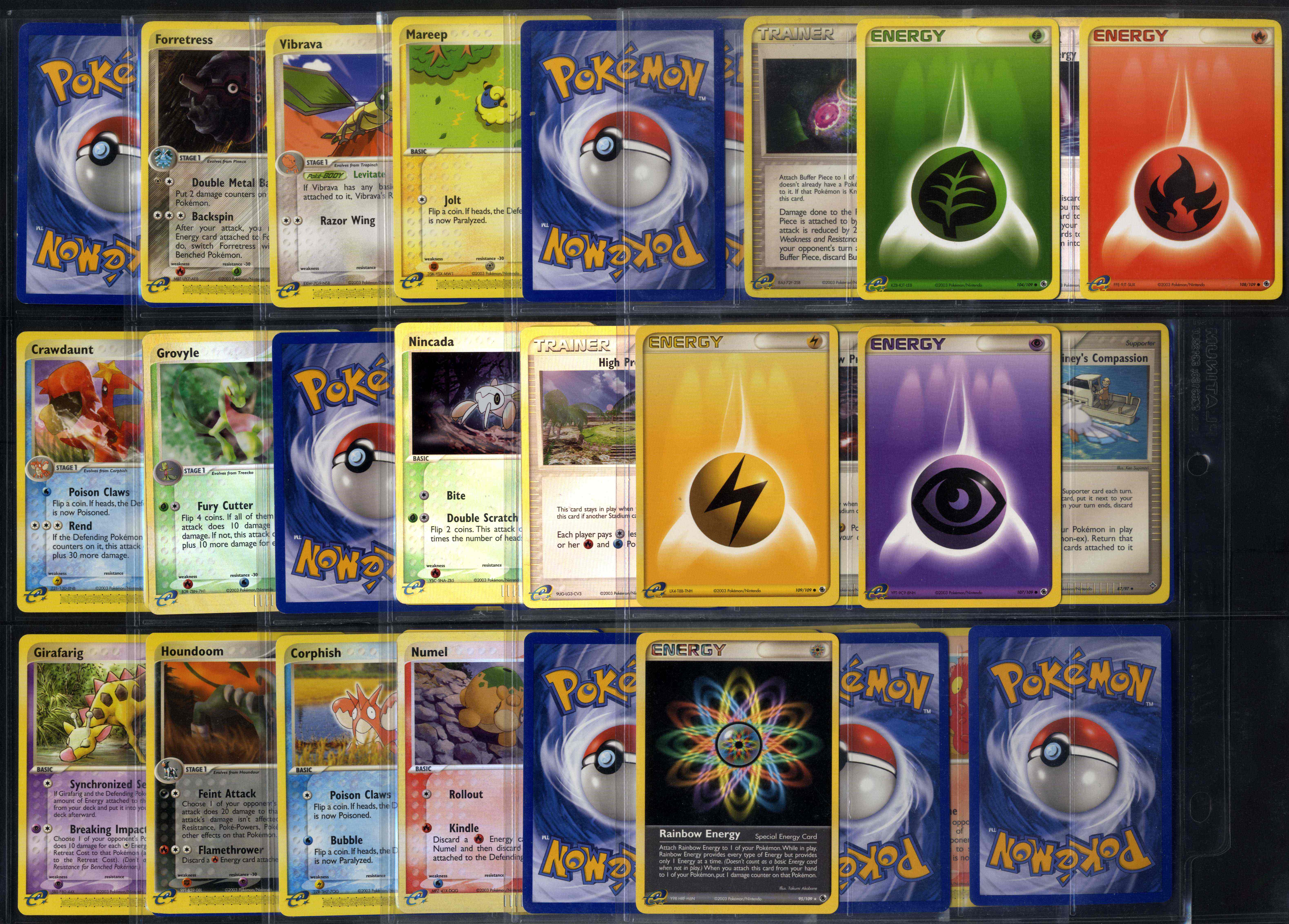 ex Dragon - Partial Complete Set - incl. Charizard Secret Rare [Damaged]