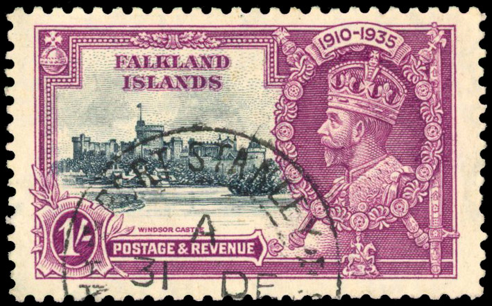 Falkland Islands SG 142b used