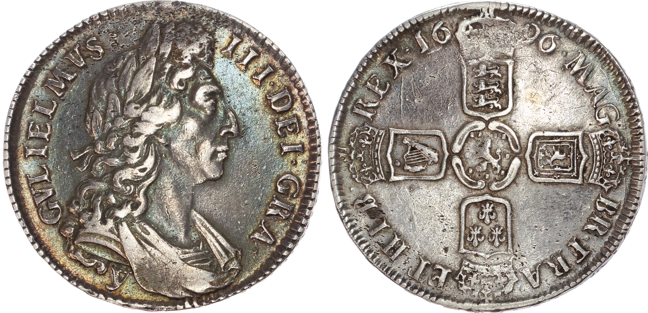 William III (1694-1702), York, Halfcrown, 1696