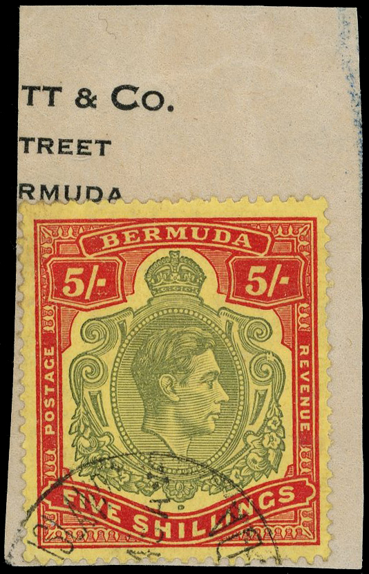 Bermuda SG 118ce used