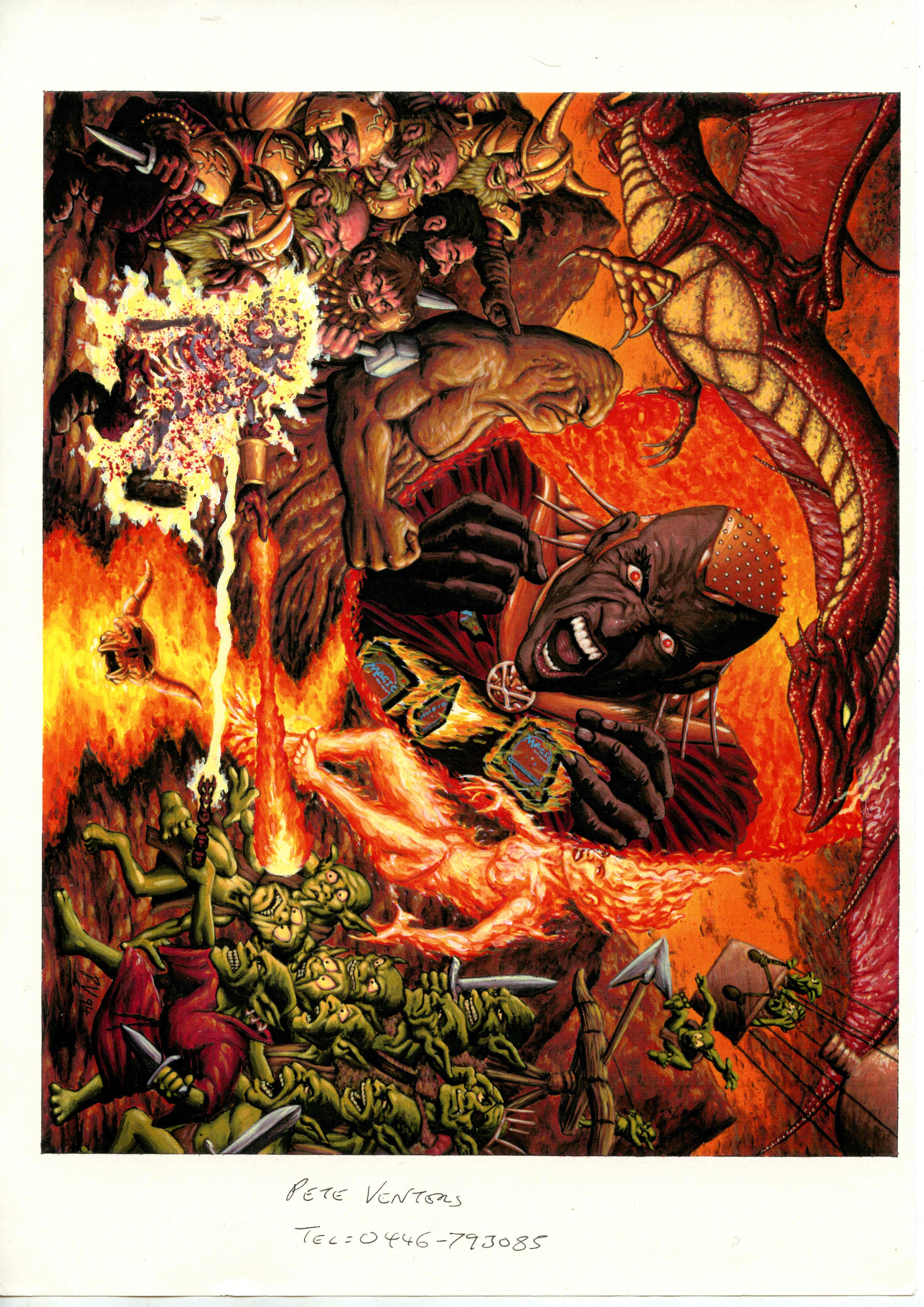 Magic the Gathering - Artist Archival Material by Pete Venters