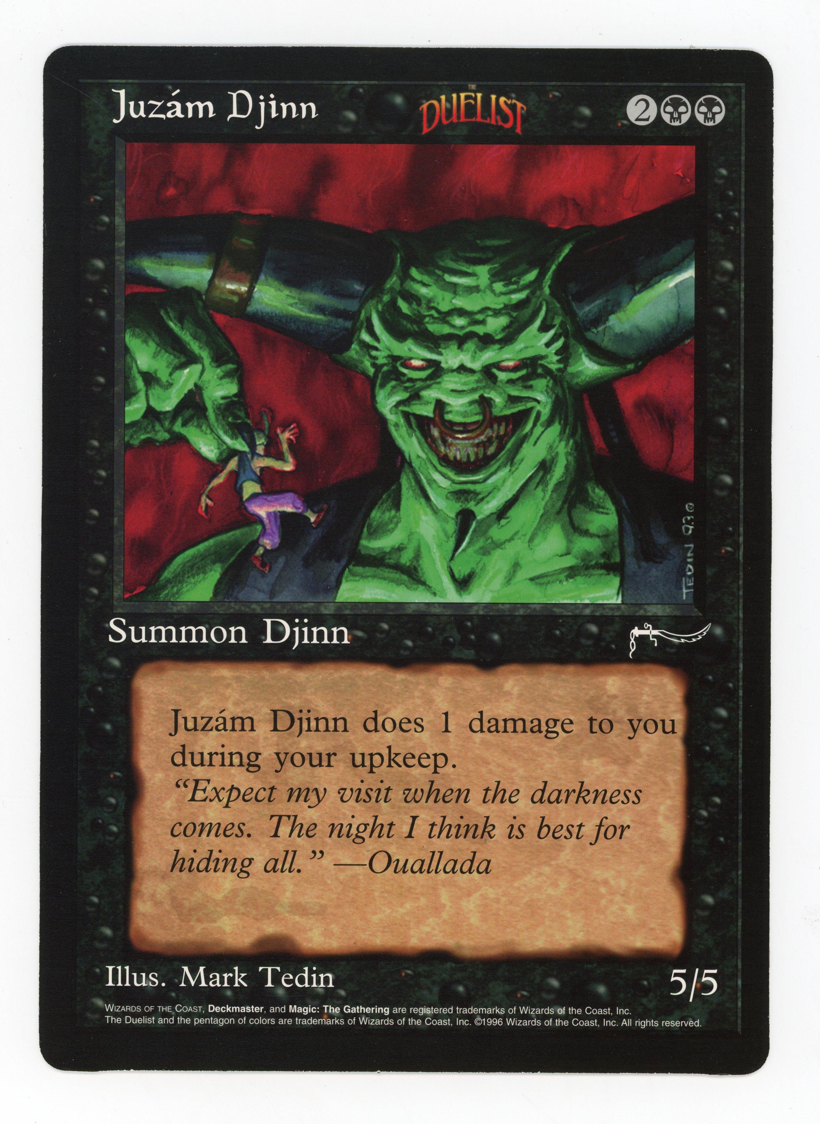 Juzam Djinn - 6x9 Oversized Promo (EX)