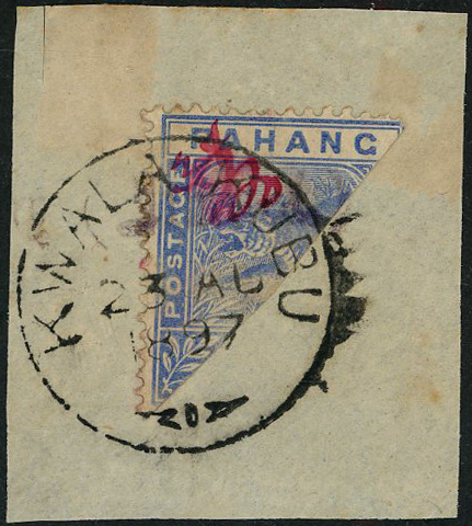 Malaya Pahang SG 18d used