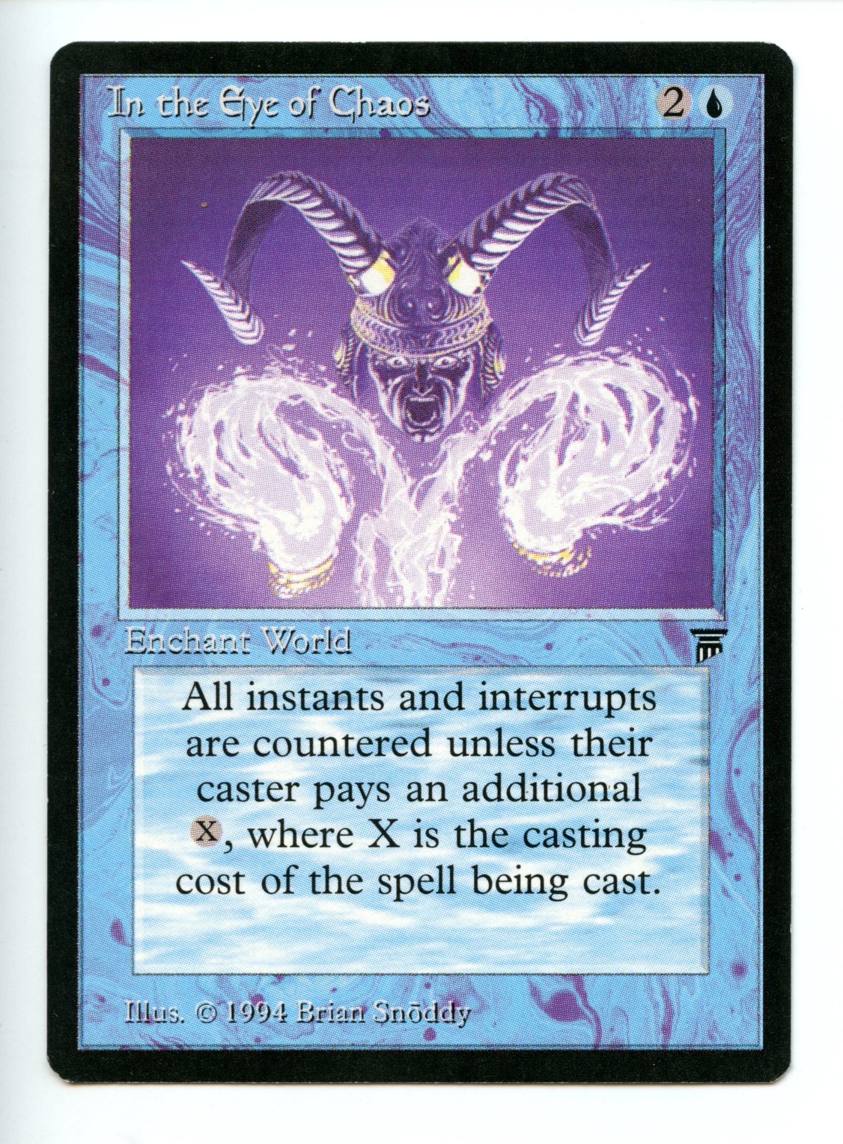 Magic The Gathering - In The Eye of Chaos - Legends - Near Mint Condition