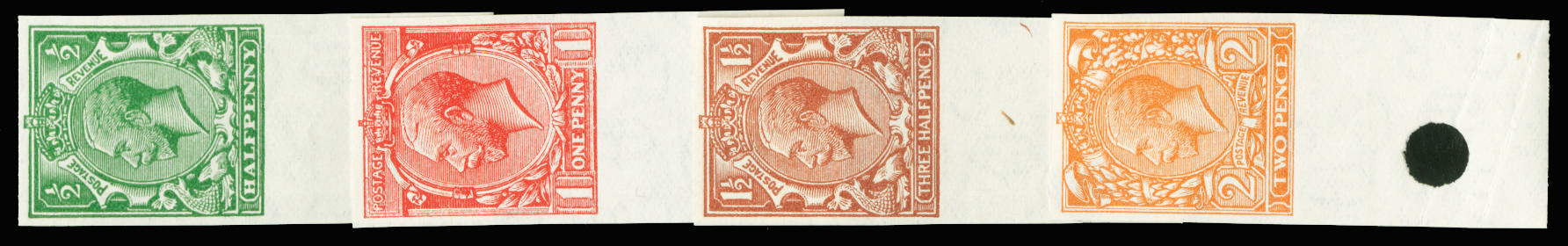 GB 1924 SG 418-21b imprimaturs