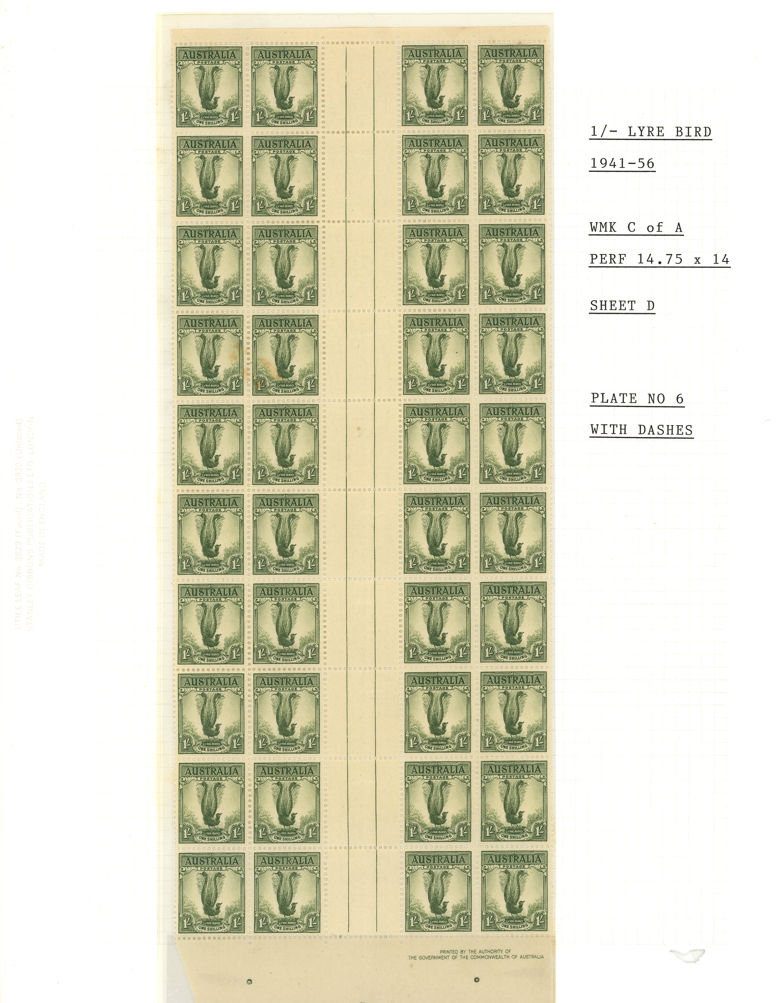 Australia SG 192 Plate block mint