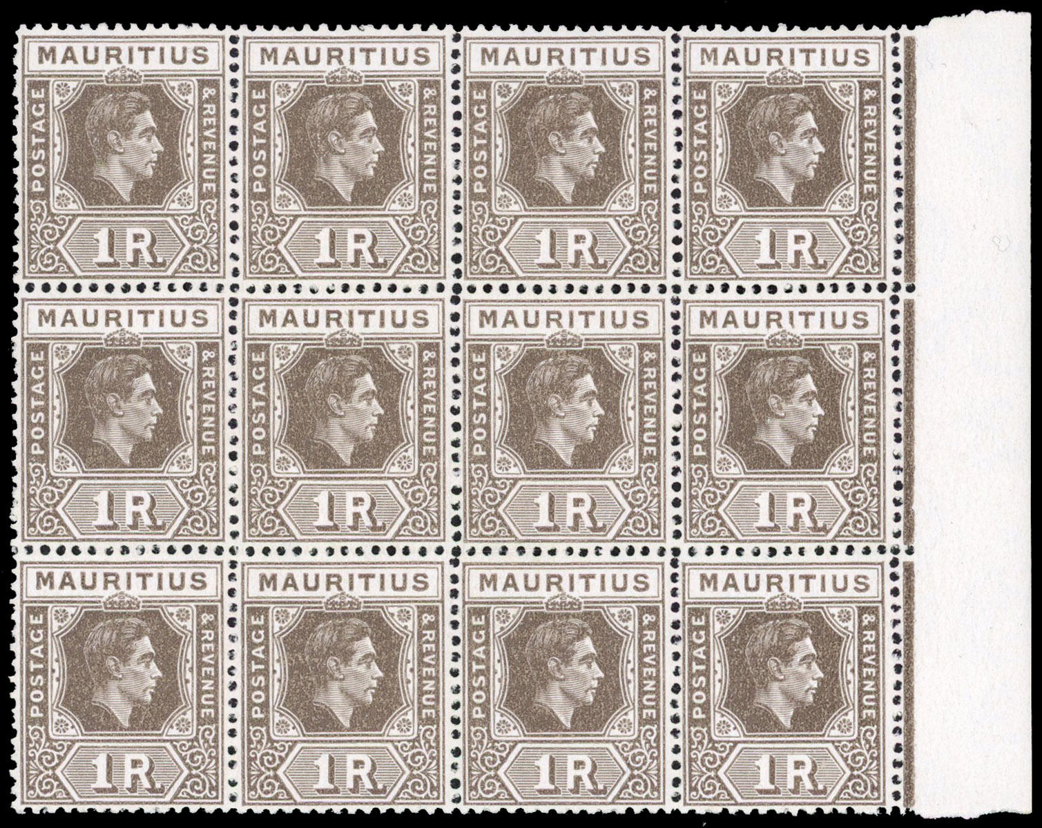 Mauritius SG 260b block mint