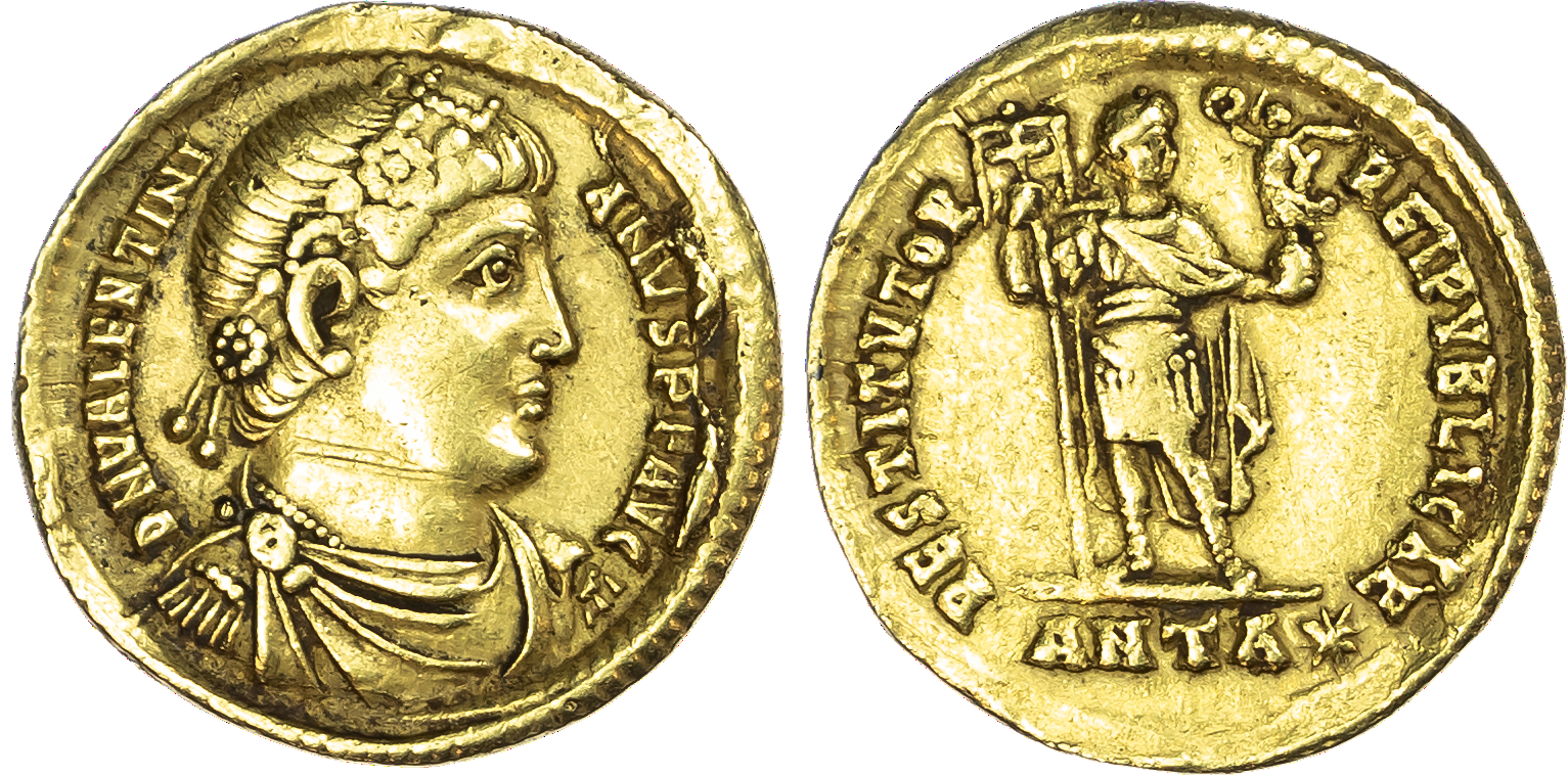 Valentinian I (AD 364-375) AV Solidus, Antioch, AD 365, 4.41g.
