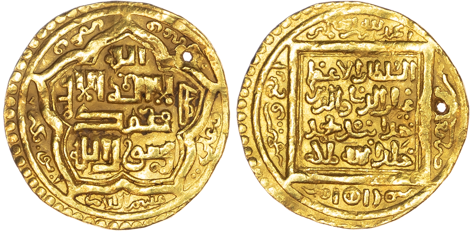 Ilkhanid, Uljaytu (AH 703‑716 / 1304‑1316 AD), gold Dinar, AH 704 / 1304/5 AD, Baghdad