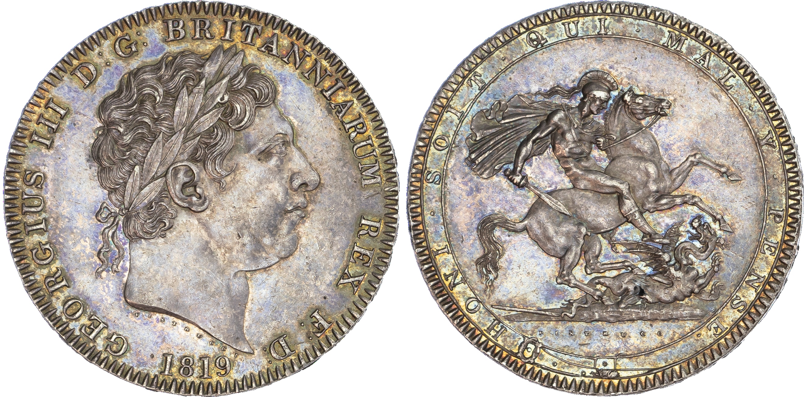George III (1760‑1820), Crown, 1819 LIX.