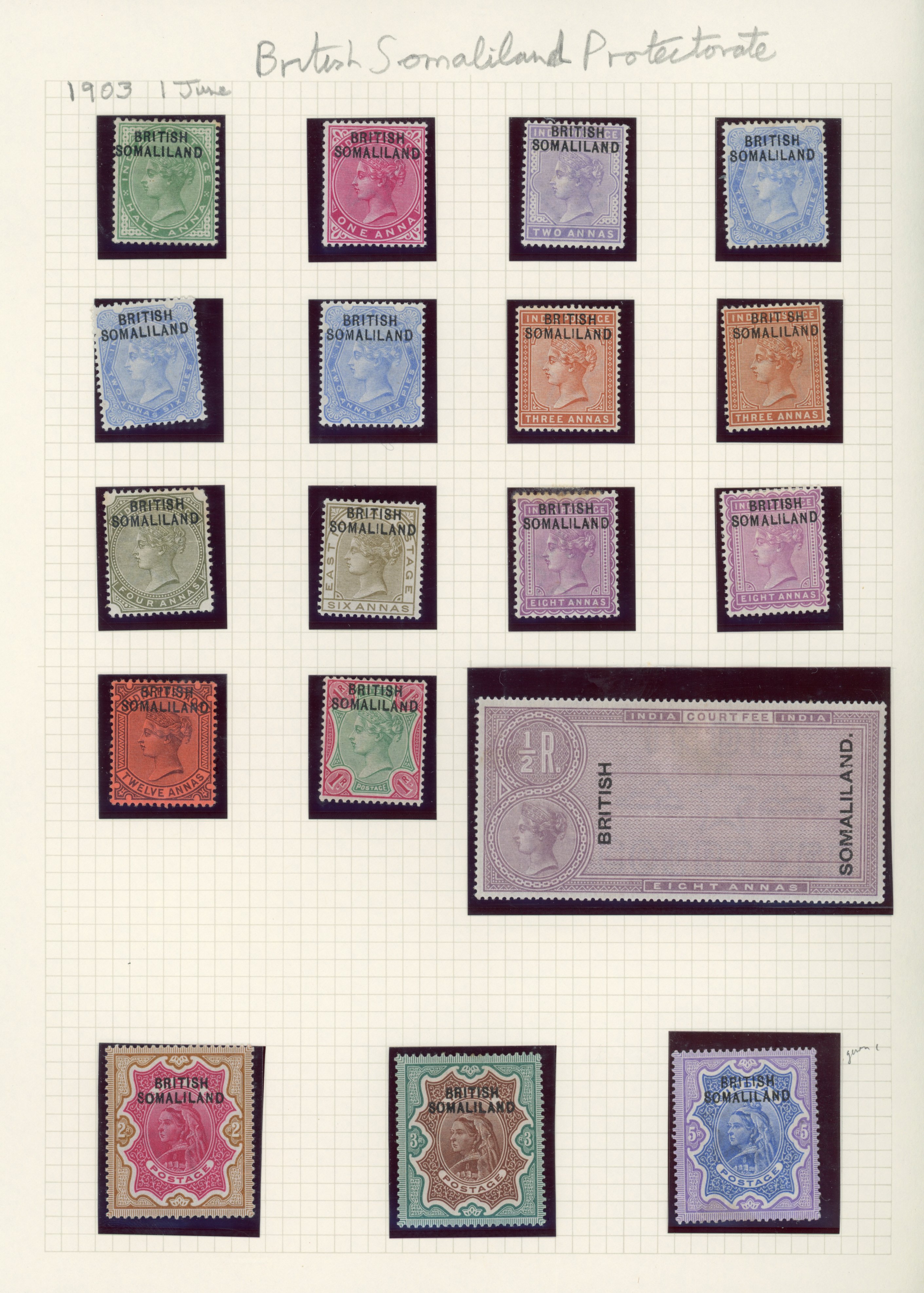 Somaliland 1903-60 collection mint