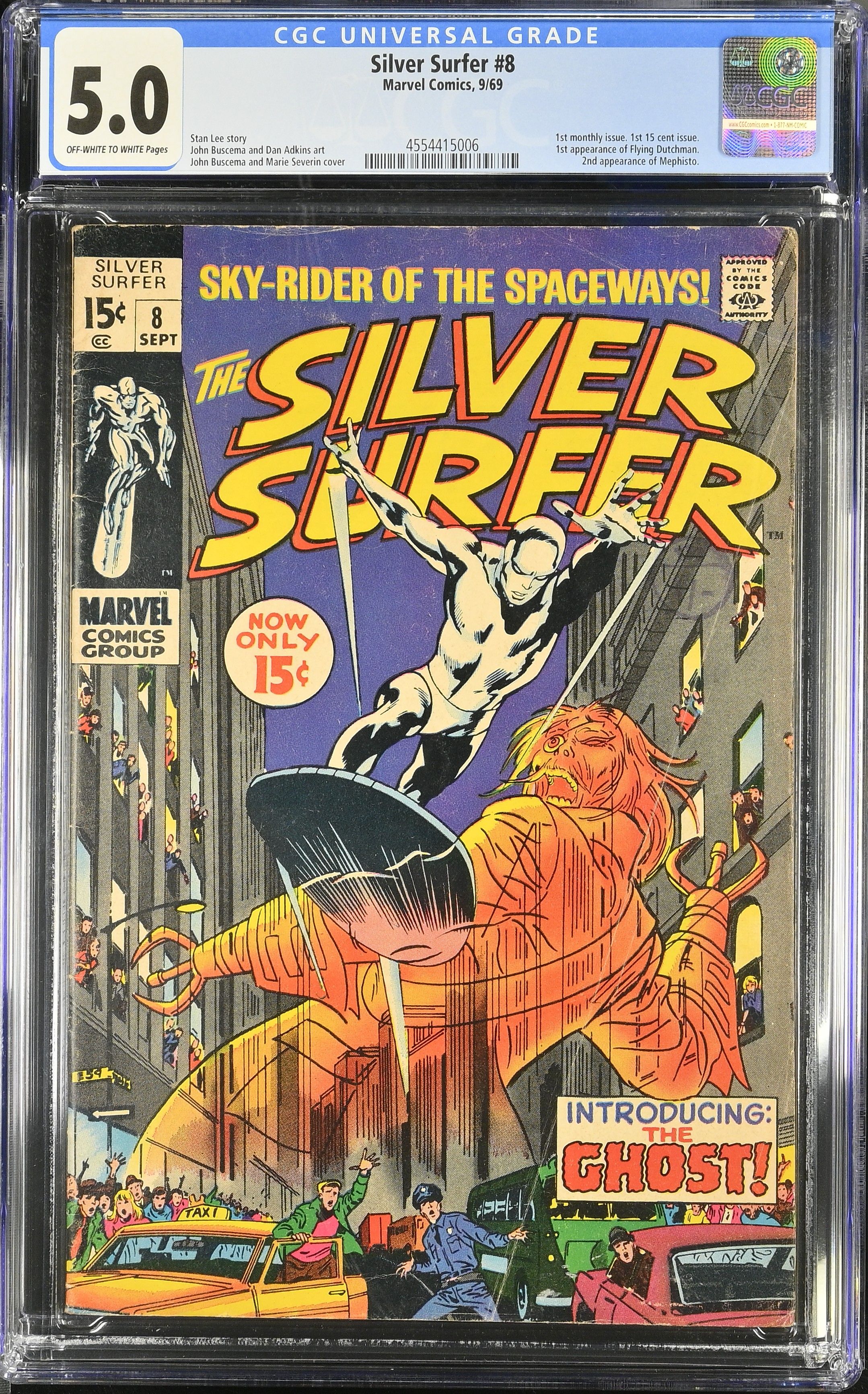 Silver Surfer #8 (Marvel Comics 1969) CGC 5.0