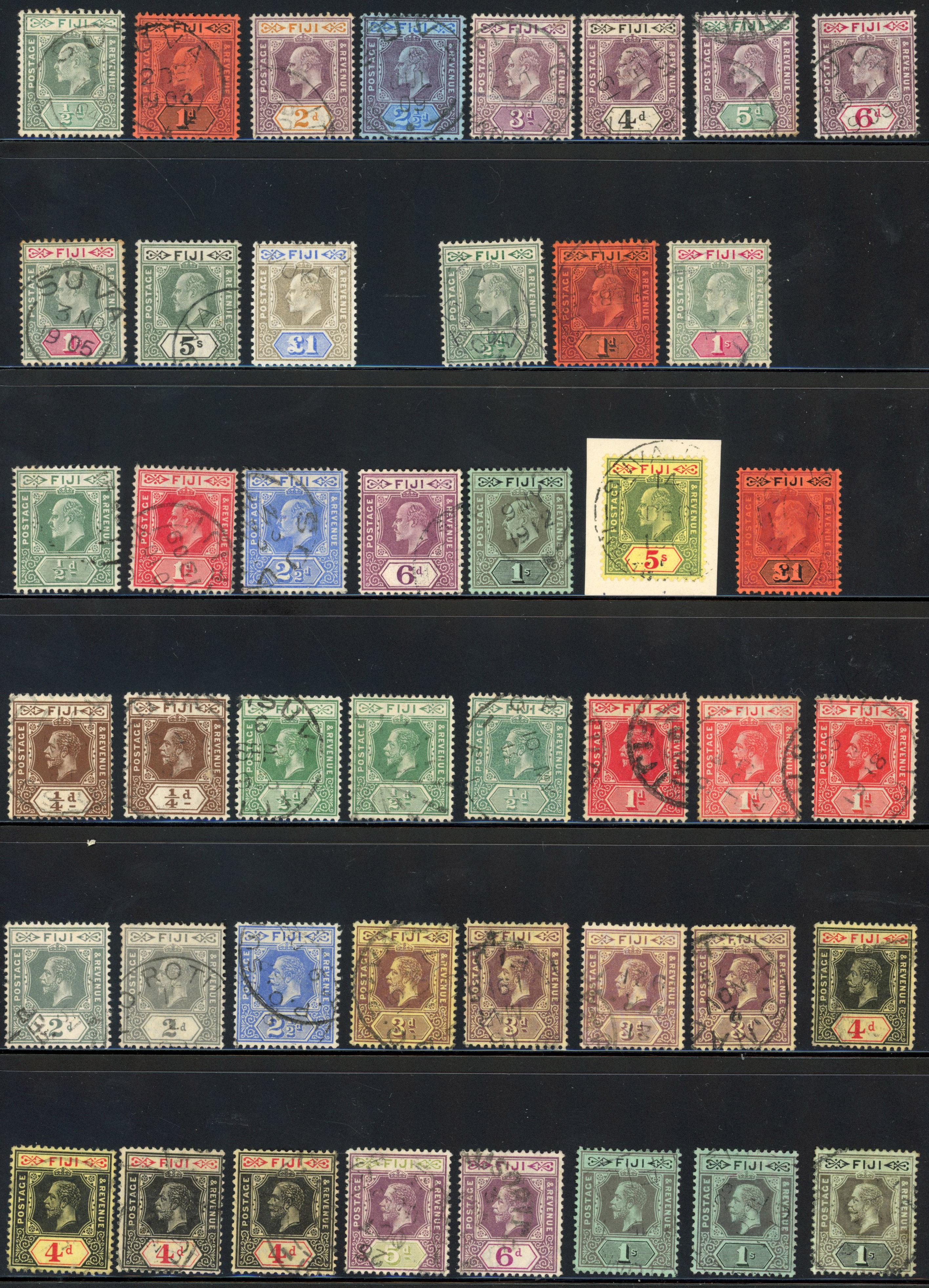 Fiji 1903-27 collection used
