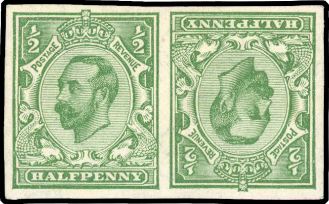 SG 334var tete beche pair