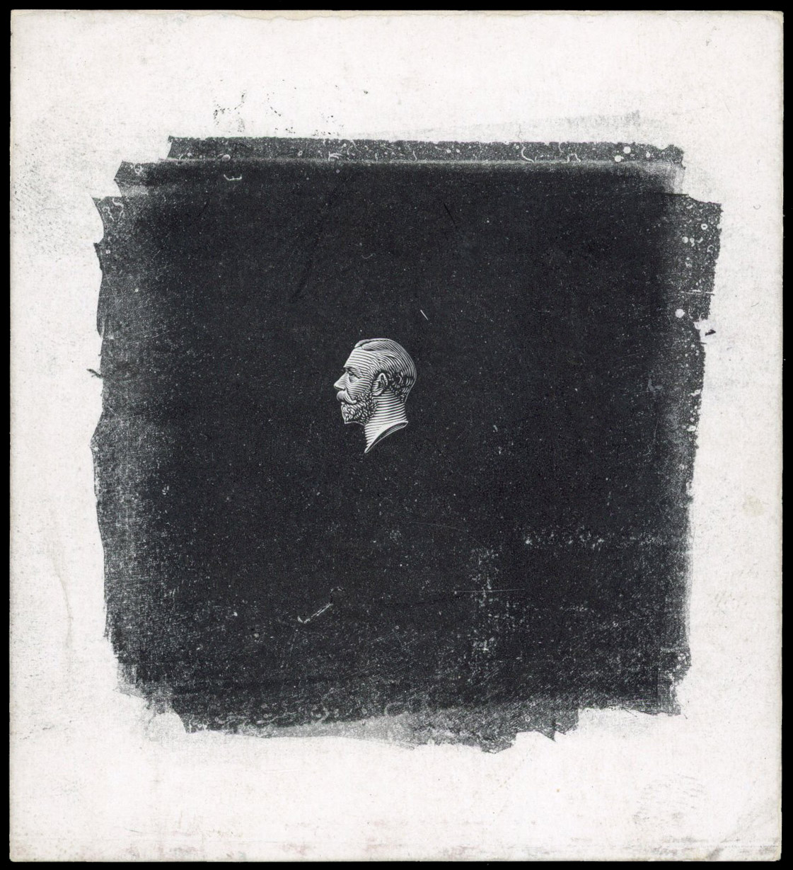 British Commonwealth KGV small Universal Colonial Head die proof