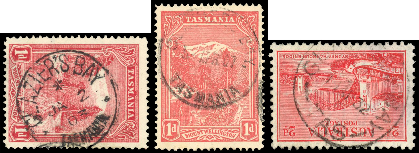 Tasmania postmarks Glazier's Bay