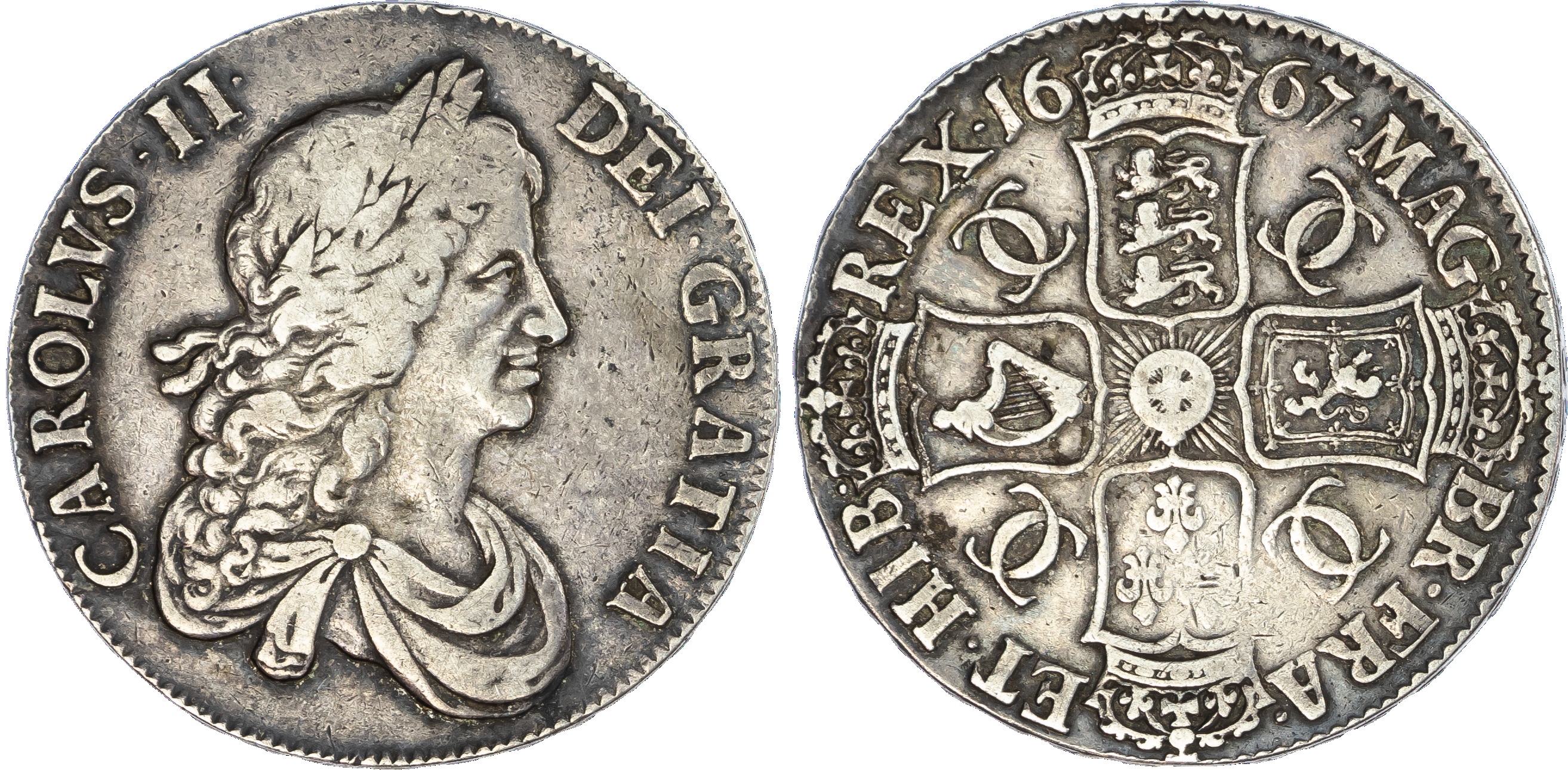 Charles II (1660‑85), Crown, 1667.
