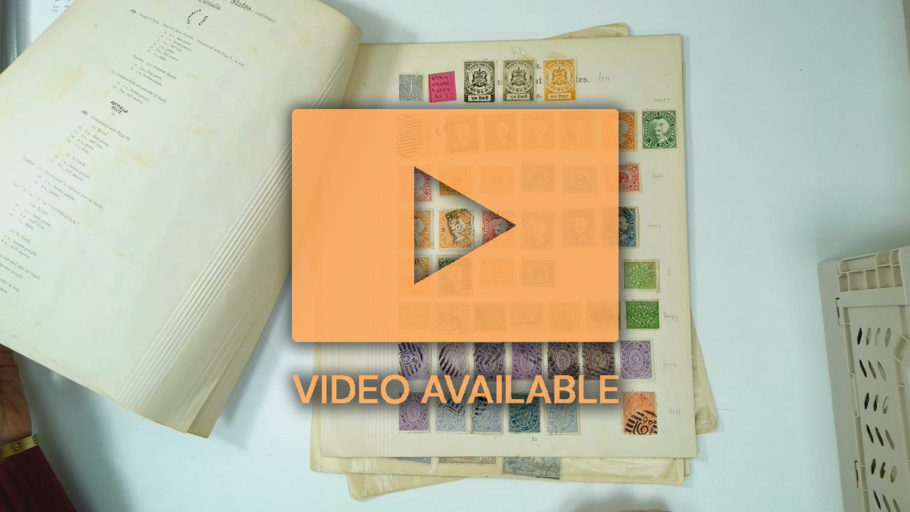 Indian States mint and used collection in packets 