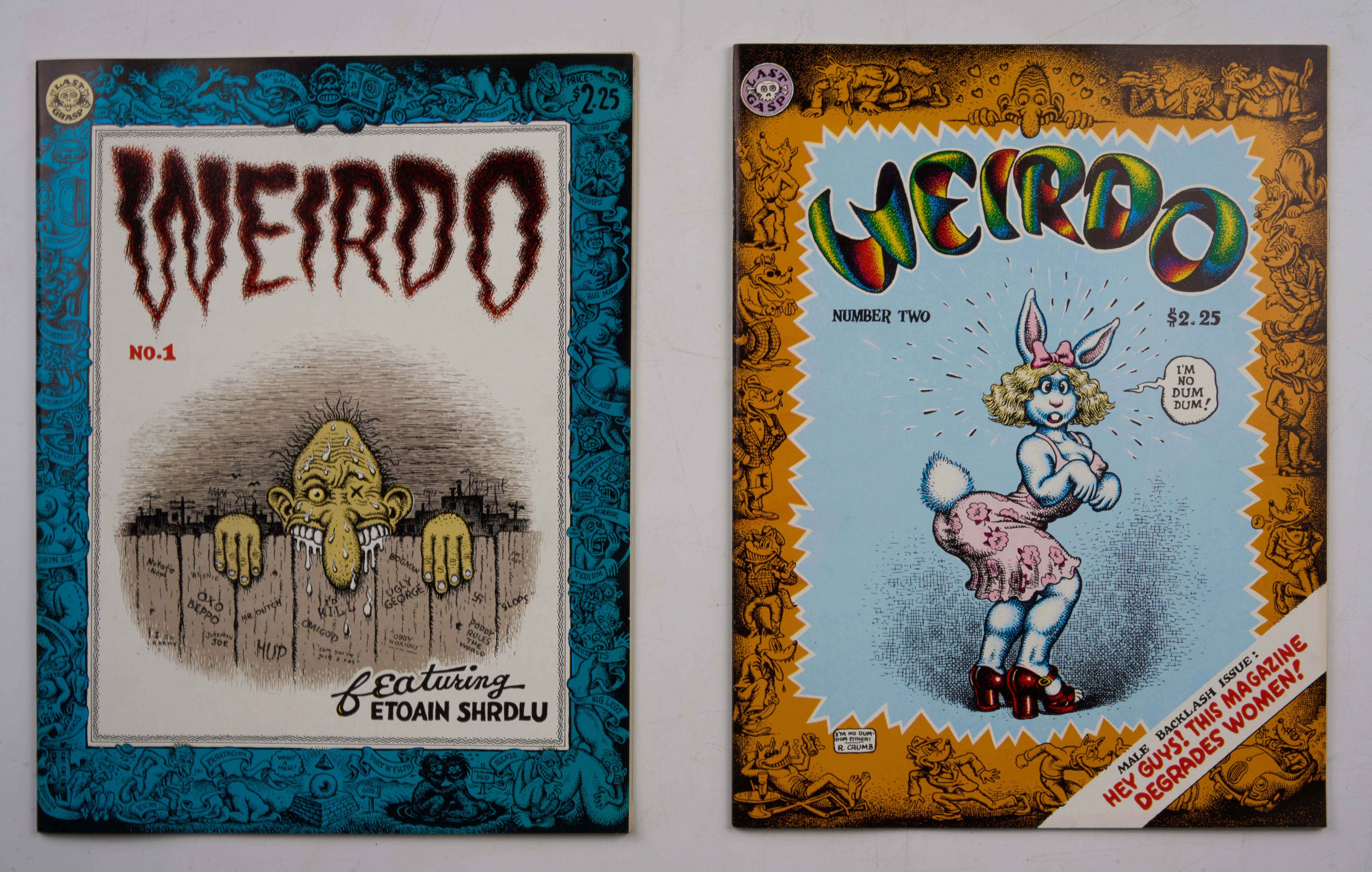 Weirdo 1st Prints by Robert Crumb (Last Gasp, 1981-1986) Bundle of 15