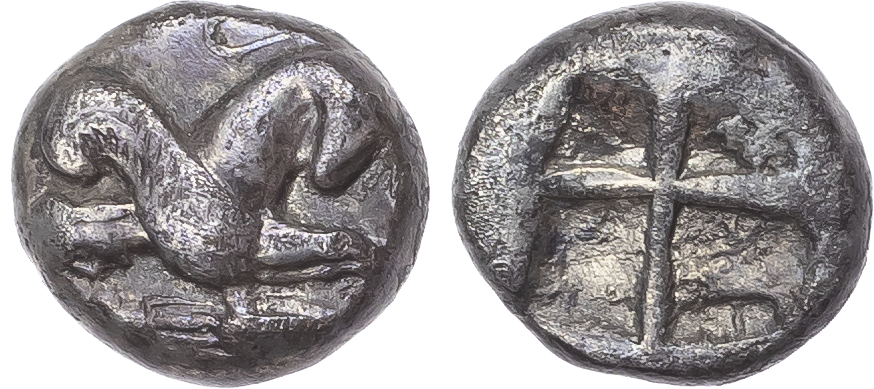 Ionia, Chios (c. 435-350 BC) AR Drachm, 3.50g.