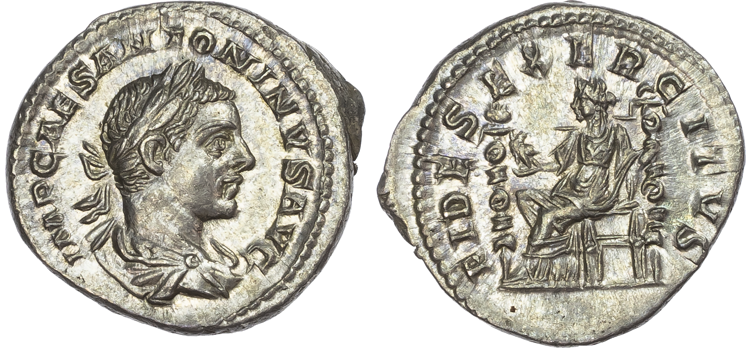 Elagabalus (AD 218-222) AR Denarius, Rome, AD 218, 3.34g. 